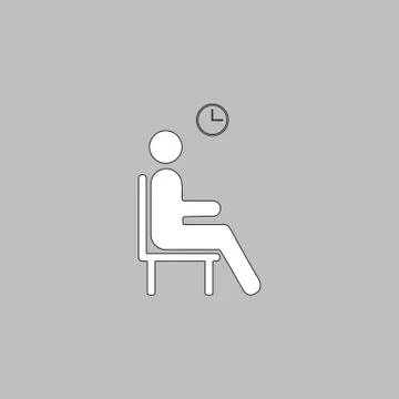 Waiting computer symbol Stock Illustration