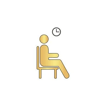 Waiting computer symbol Stock Illustration