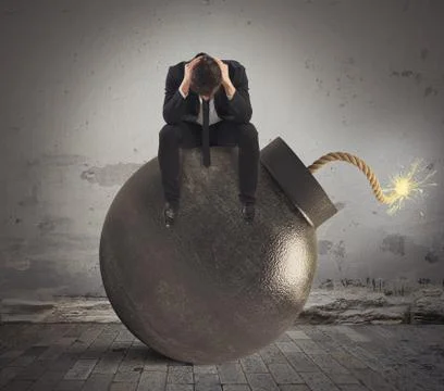 Waiting to explode Stock Photos