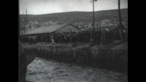 Waiting for the Ferry on the Borphorus Stock Footage 89700430