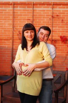 Waiting for a first child Stock Photos