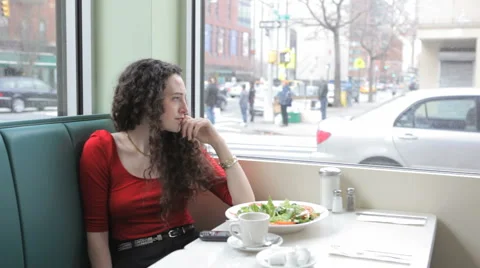 Waiting for friend in a dinner 動画素材 6532112