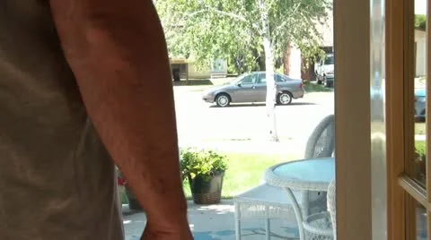 Waiting to Get Picked Up by Car Video stock 12616186