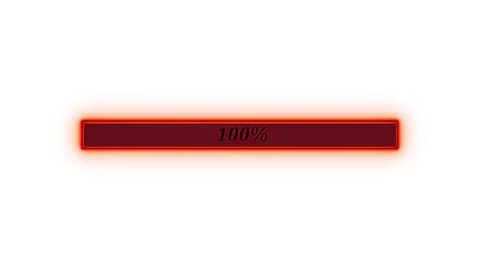 Waiting glowing loading bar 4 스톡 일러스트