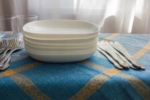 Waiting for guests. Stock Photos