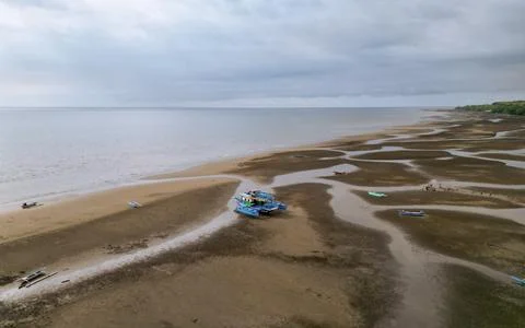 Waiting for High Tide Stock Photos