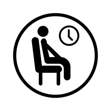 Waiting Icon Stock Illustration