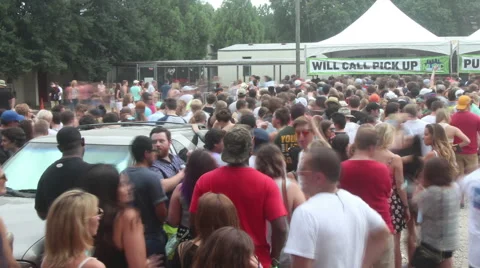 Waiting in line Stock Footage 67601380