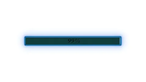 Waiting loading bar white background 3 Stock Illustration