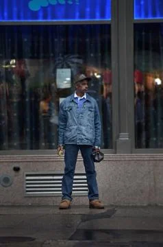 Waiting man Stock Photos