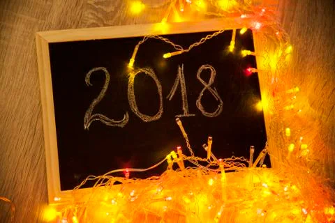 Waiting the New Year Stock Photos