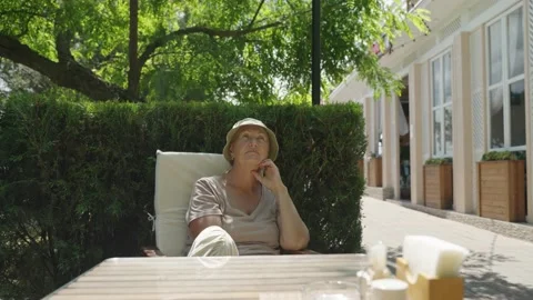 Waiting for an order in a cafe Stock-Footage 210550266