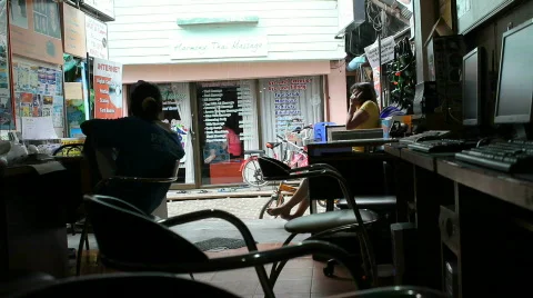 Waiting out the rain Stock Footage 664405