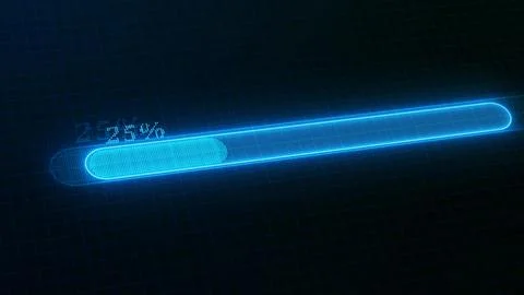 Waiting progress bar 1 스톡 일러스트