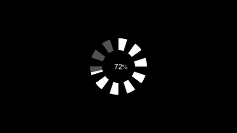 Waiting progress bar animation, Minimalist loading animated Video stock 309888578