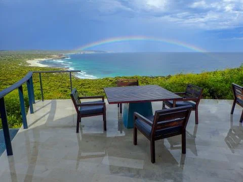 Waiting for the rain 写真素材