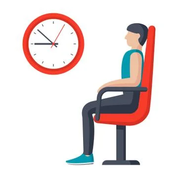 Waiting Room Icon Stock Illustration