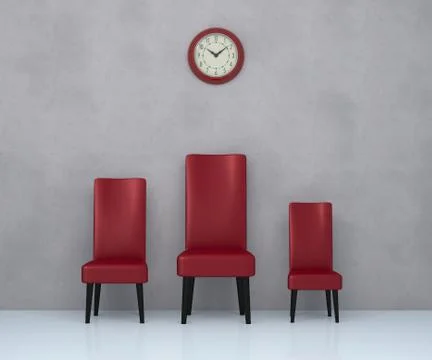 The waiting room Illustrazione stock