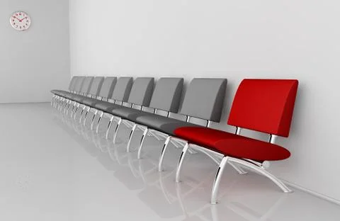 Waiting room Illustrazione stock