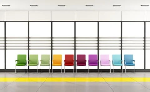 Waiting room Stock Illustration