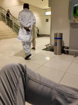 Waiting Room Scene 库存照片