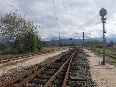 Waiting For Train Stock Photos