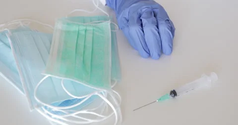 Waiting for vaccine concept. Stock Footage 137841586