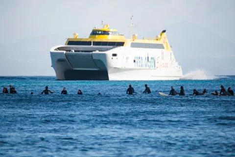 Waiting for the wave Stock Photos