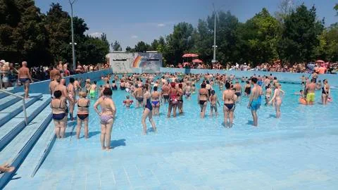 Waiting for the waves Foto stock