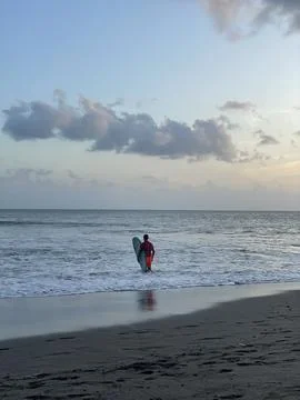 Waiting for the waves 스톡 사진