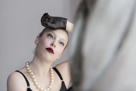 Waiting by the window Stock Photos