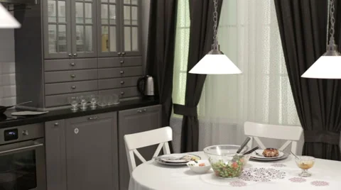 Waitress cleared the table plate Stock Footage 62848167