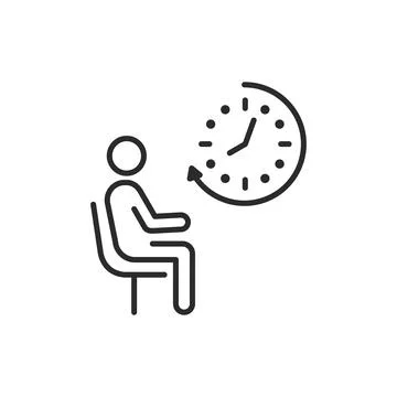 Waitroom icon Stock Illustration