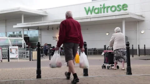 Waitrose, Kenilworth Stock Footage 65858916