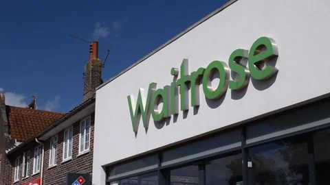 Waitrose Supermarket Video stock 134594663