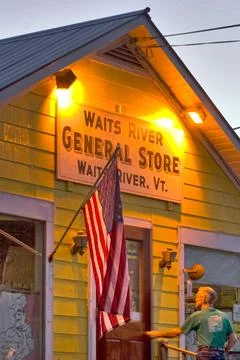 Waits River General Store Stock Photos