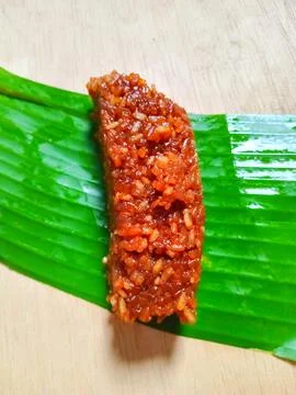 Waji cake is very delicious to enjoy in the afternoon Stock Photos