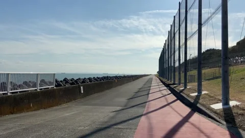 Wakasu Beach Park Video stock 148018193
