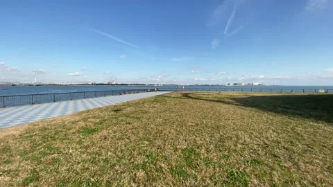 Wakasu Beach Park Stock Footage 148018260