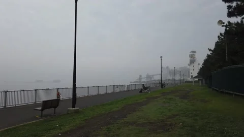 Wakasu Beach Park Stock Footage 148019501