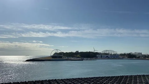 Wakasu Beach Park Video stock 148020901