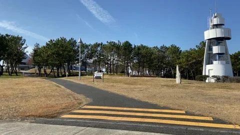 Wakasu Beach Park Stock Footage 148021045