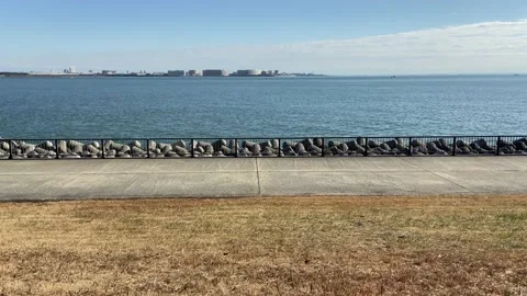 Wakasu Beach Park Stock Footage 148021060