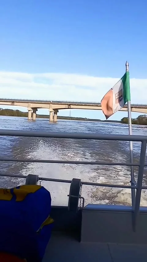 The wake astern Stock Footage 271369073