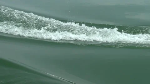 The wake from a fast moving Banca Stock Footage 51944991