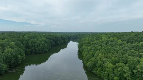 Wake Forest Reservoir Stock Footage 247785993