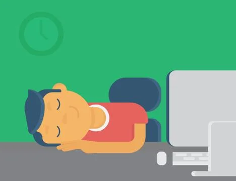 Wake up Illustrazione stock