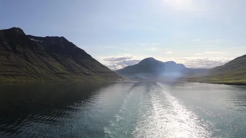 The wake of the ship Stock Footage 249742618