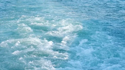 Wake stream from ship at sea 스톡 동영상 316784173