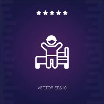 Wake up vector icon Stock Illustration